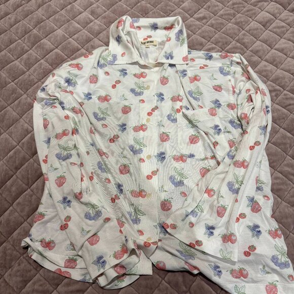 Djerf Avenue Summer Berries Go Slow PJ Set - Picture 3 of 4